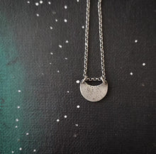 Load image into Gallery viewer, Silver Moon Necklace