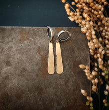 Load image into Gallery viewer, Golden Hour Hoop Dangles