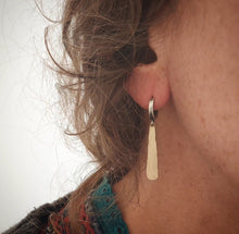 Load image into Gallery viewer, Golden Hour Hoop Dangles