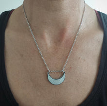 Load image into Gallery viewer, Crescent Moon Necklace~Sterling Silver