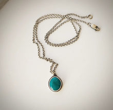 Load image into Gallery viewer, Turquoise Drop Necklace