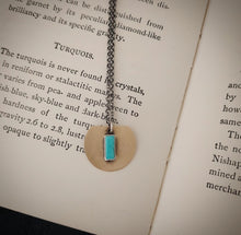 Load image into Gallery viewer, Turquoise and Brass Necklace