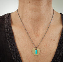 Load image into Gallery viewer, Turquoise and Brass Necklace