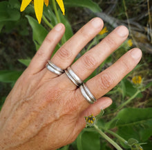 Load image into Gallery viewer, Element Stacking Rings Sizes 6.5, 7.5, 8.5