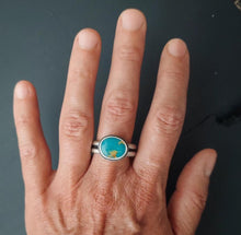 Load image into Gallery viewer, Royston Turquoise Traverse Ring size 10