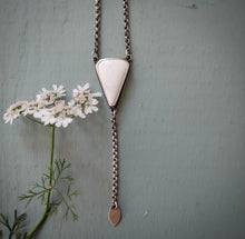Load image into Gallery viewer, White Buffalo Lariat Necklace