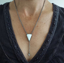Load image into Gallery viewer, White Buffalo Lariat Necklace
