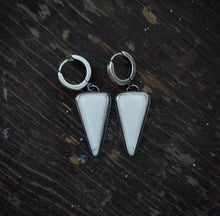 Load image into Gallery viewer, White Buffalo Earrings