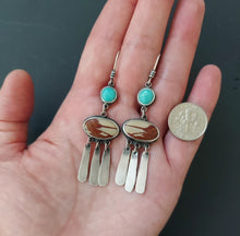 Load image into Gallery viewer, Earth + Sky Earrings
