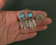 Load image into Gallery viewer, Turquoise Light Catcher Earrings