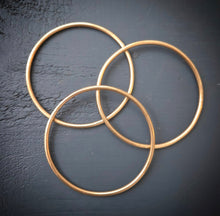 Load image into Gallery viewer, Element Bangle Set of Three~Brass