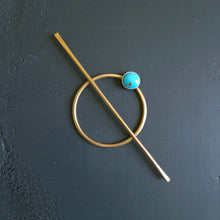 Load image into Gallery viewer, Turquoise Hair Pin