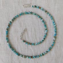 Load image into Gallery viewer, Turquoise Beaded Necklace 17 1/2"-18 1/4"