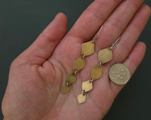 Load image into Gallery viewer, Catching Light Earrings~Brass+Sterling Silver