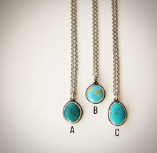 Load image into Gallery viewer, Turquoise Drop Necklace