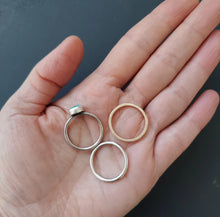 Load image into Gallery viewer, Turquoise Stacking Ring Set Size 8