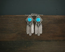 Load image into Gallery viewer, Turquoise Light Catcher Earrings