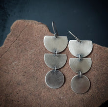 Load image into Gallery viewer, Traveler Earrings~Sterling Silver