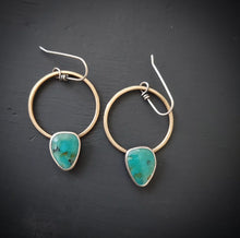 Load image into Gallery viewer, Bluebird Hoops