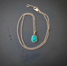 Load image into Gallery viewer, Turquoise Drop Necklace