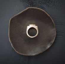 Load image into Gallery viewer, Turquoise Signet Ring 9.25