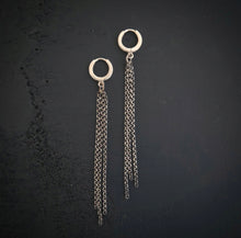 Load image into Gallery viewer, Chain Hoop Earrings