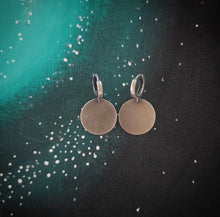 Load image into Gallery viewer, Moon Huggie Hoops