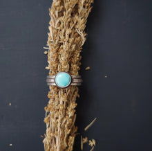 Load image into Gallery viewer, Turquoise Stacking Ring Set