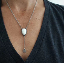Load image into Gallery viewer, White Buffalo Lariat Necklace