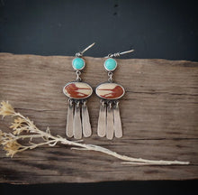 Load image into Gallery viewer, Earth + Sky Earrings