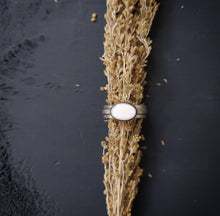 Load image into Gallery viewer, White Buffalo Stacking Ring Set