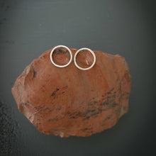 Load image into Gallery viewer, Circle Post Earrings