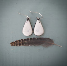 Load image into Gallery viewer, White Buffalo Drop Earrings