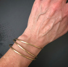 Load image into Gallery viewer, Element Bangle Set of Three~Brass