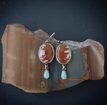 Load image into Gallery viewer, Earth+Sky Earrings