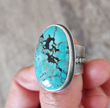 Load image into Gallery viewer, Blue Moon Turquoise Ring