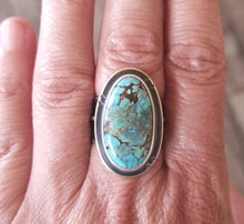 Load image into Gallery viewer, Blue Moon Turquoise Ring