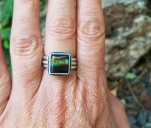 Load image into Gallery viewer, Blue Moon Turquoise Stacking Ring