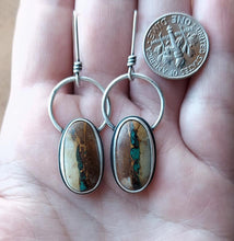 Load image into Gallery viewer, Royston Ribbon Turquoise Earrings