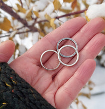 Load image into Gallery viewer, Sterling Silver Stacking Rings size 5.75