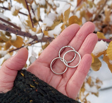 Load image into Gallery viewer, Sterling Silver Stacking Rings size 7.5