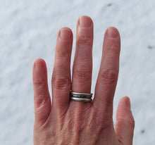 Load image into Gallery viewer, Sterling Silver Stacking Rings size 7.5