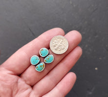 Load image into Gallery viewer, Double Turquoise Post Earrings
