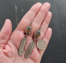 Load image into Gallery viewer, Horizon Feather Earrings