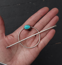 Load image into Gallery viewer, Turquoise Hairpin no.1