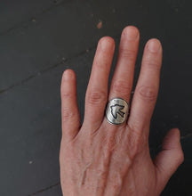 Load image into Gallery viewer, Birdsong Saddle Ring no.1