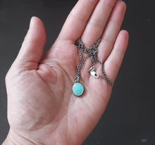 Load image into Gallery viewer, Blue Drop Necklace