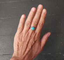 Load image into Gallery viewer, Turquoise Stacking Ring Set no.2