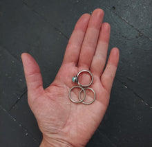 Load image into Gallery viewer, Turquoise Stacking Ring Set