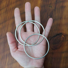 Load image into Gallery viewer, Sterling Silver Element Bangles